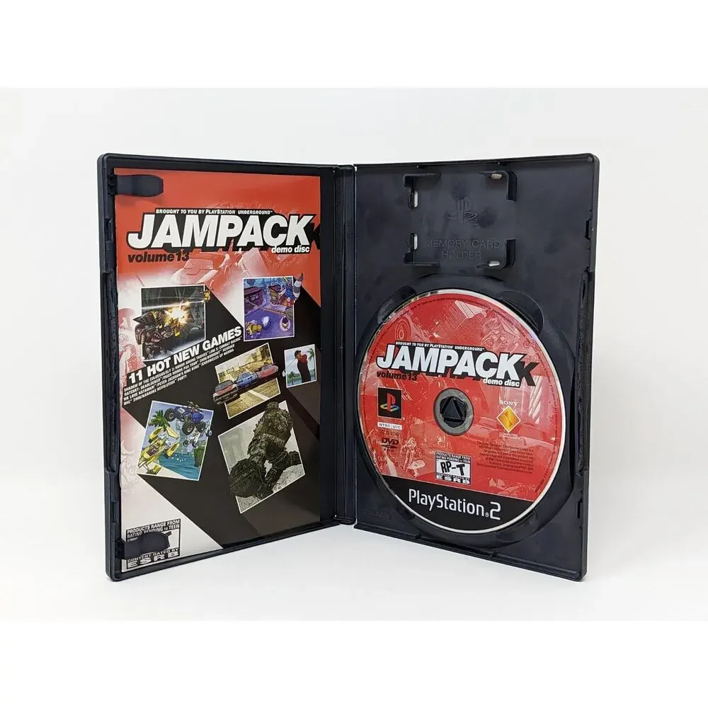 Jampack Demo Disc Volume 13 PlayStation 2 Game PS2 CIB Manual Tested PS2
